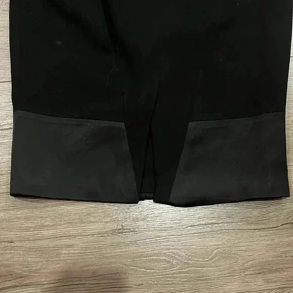 [US2]Karen  Millen Black Wool Blend Pencil Knee Skirt - Picture 5 of 9